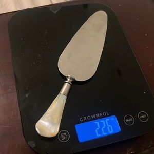 Sterling silver cake server